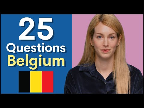 關於比利時 25 個你想知道的問題! (25 Questions About Belgium | English Interview)