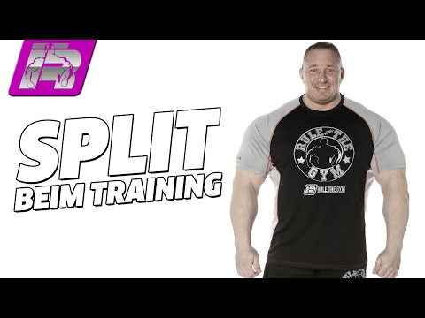 The correct training split for fitness and bodybuilding