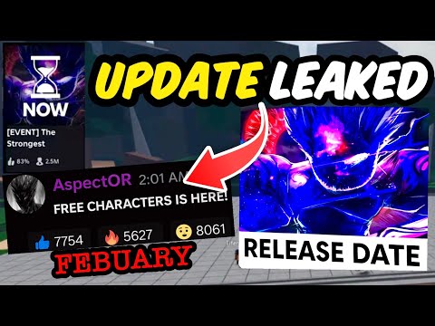 THE OFFICIAL RELEASE DATE REVEALED! NEW UPDATE & CHARACTERS | The Strongest Battlegrounds
