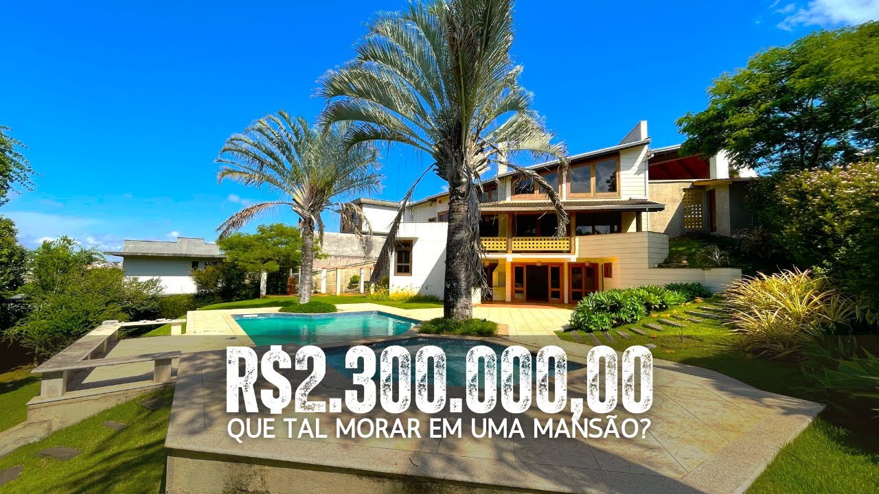 QUE TAL MORAR EM UMA MANSÃO EM ATIBAIA?