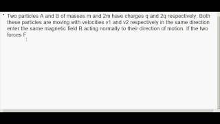 CBSE Class XII / Moving Charges and Magnetism/ Lorentz force/01