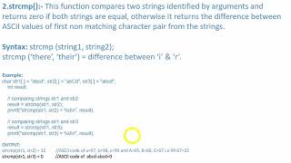Chp 5.2 String v16  | String Function strcmp()
