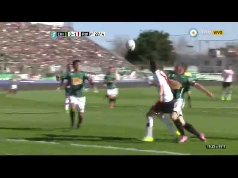 Gol de Alario. Nueva Chicago 0 - River 1 | Primera División 2015 - Fecha 23