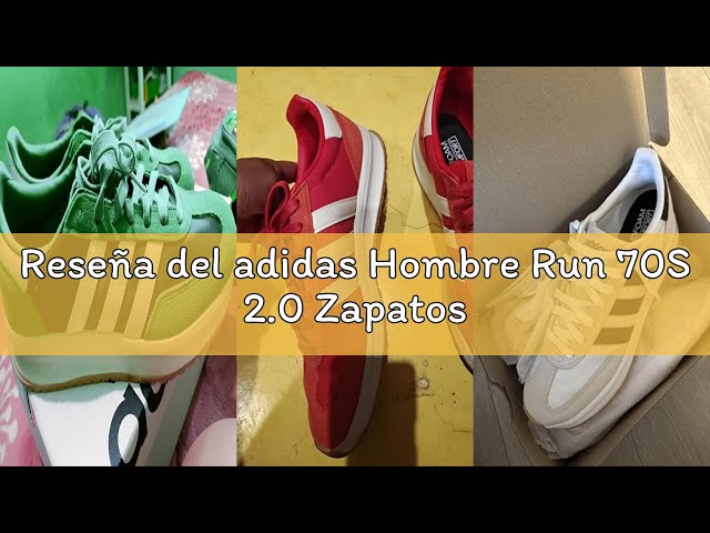 Vídeo relacionado con adidas Hombre Run 70S 2.0 Shoes, Cloud White/Core Black/Grey One, 43 1/3 EU