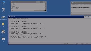 バッチファイルでキーボード操作を行う KeyOut_M10