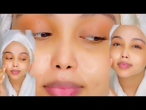 Marabtaa waji cad oo dhalaal iyo iftiin leh intaan bas isticmaal? Glass skin care