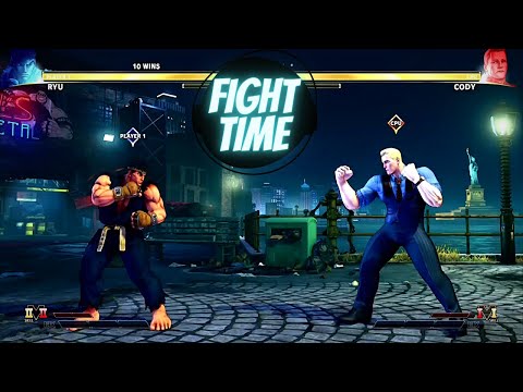 Ryu vs Cody (Max. difficulty) - Street Fighter V