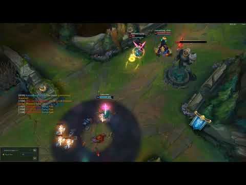 insane professor akali 1v5 full health tower dive pentakill