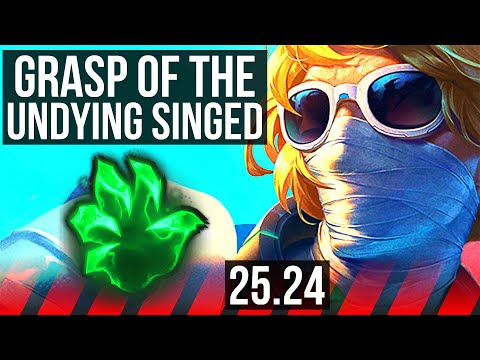 SINGED vs RENEKTON (TOP) | Grasp Of The Undying, 42K damage | NA Master | 25.24