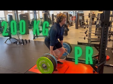 200 Kg Trapbar Deadlift PR