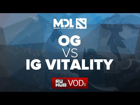 OG vs iG Vitality, MDL Autumn LAN Final, game 1