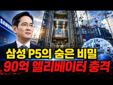구십억짜리 엘리베이터의 정체…삼성 평택 P5에 숨은 한국 반도체의 진짜 힘