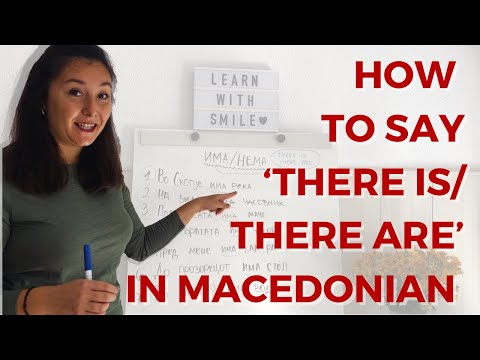 Mazedonisch-Sprachunterricht | Verwendung des Verbs ИМА (ES GIBT/ES GIBT) | TEIL 2