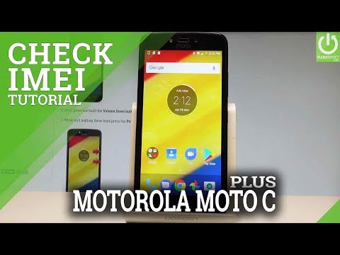 How to Check IMEI and Serial Number in MOTOROLA Moto C Plus