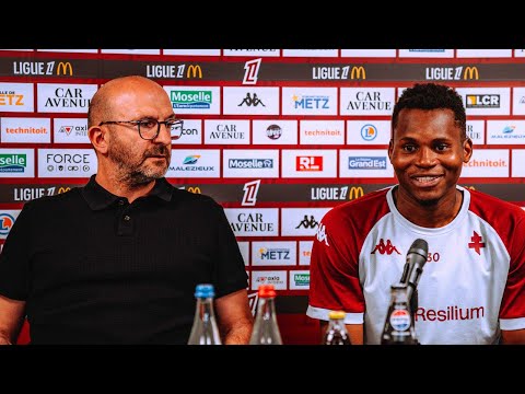 Habib Diallo presented to the press