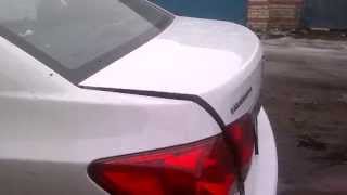 preview picture of video 'Chevrolet Cruze Sedan - Газовые упоры двери багажника.'