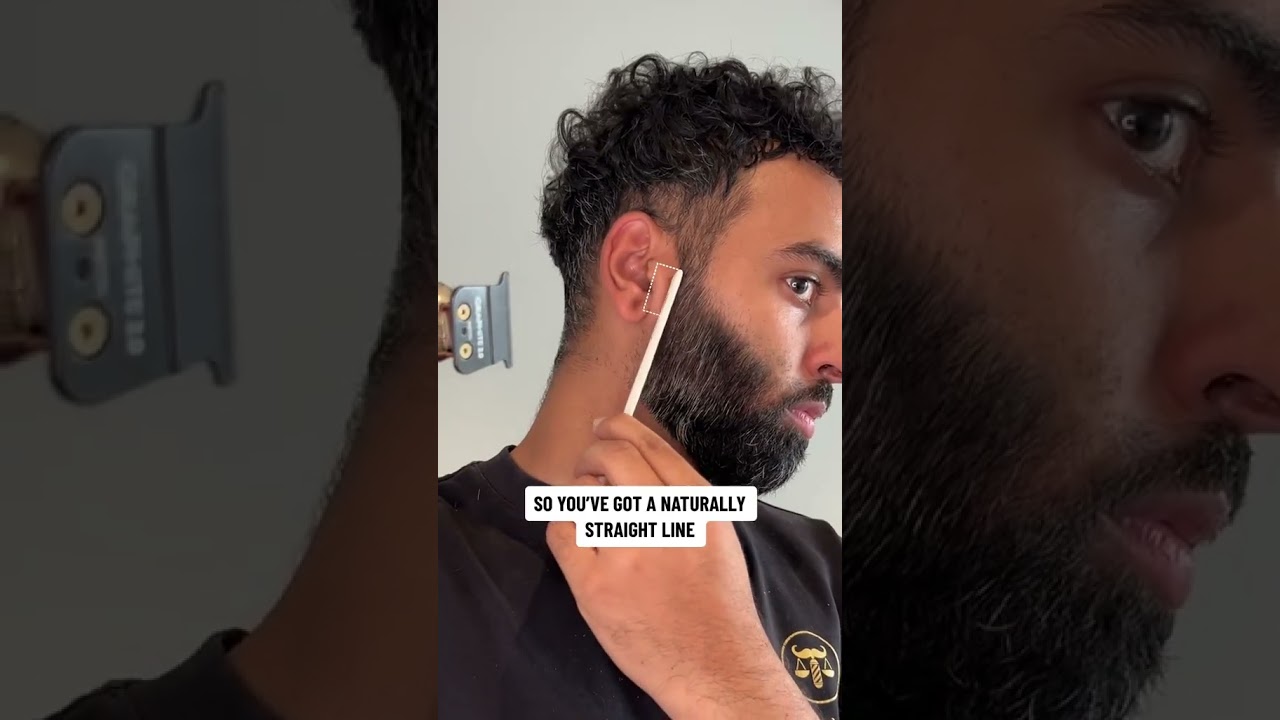 How To PERFECTLY Shape Your Beard | Ear-Line Hack That Works Every Time! #shorts
