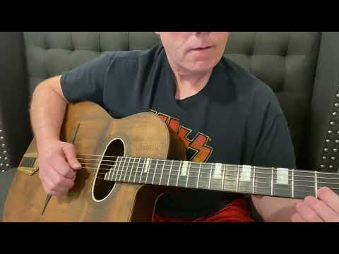 Gypsy Jazz guitar practice - Nuages (03.09.22)