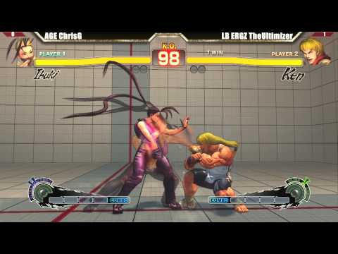 SSF4 AE2012 Losers Finals AGE ChrisG vs LB ERGZ TheUltimizer - Savage Saturdays #13 Tournament