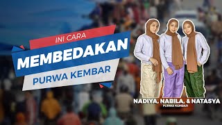 Tiga Gadis Ini Kembar secara Identik, Ini Cara Bedakan Purwa Kembar yang Viral di Media Sosial