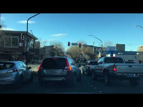 Bellingham Wa, USA 4K Downtown Drive Tour 02/14/20