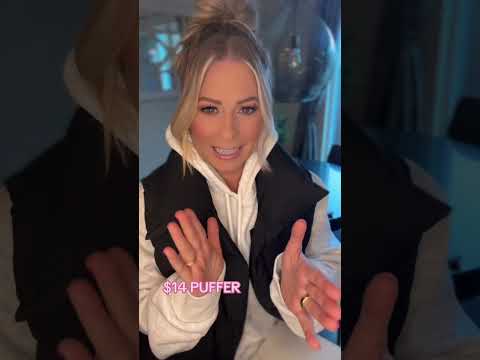 $14 puffer vest, must-have for winter! #puffer