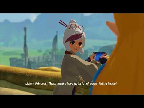 Hyrule Warriors age of calamity Purah being clumbsy