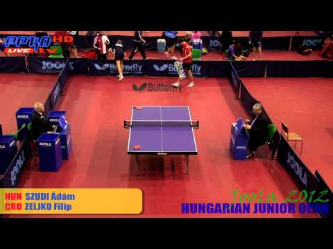 Joola Hungarian 2012 - Boys Singles Szudi Á. - Zeljko F.
