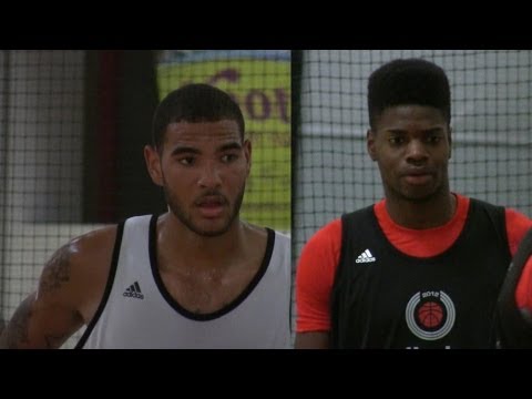 Nerlens Noel & Willie Cauley future Kentucky Wildcats at 2012 Adidas Nations