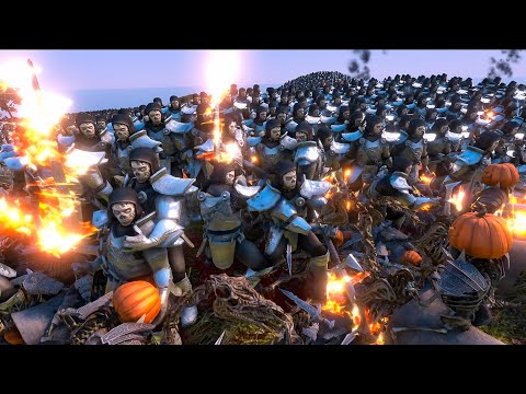 20000 SOUL TYRANTS VS 14000 HALLOWMANS - Ultimate Epic Battle Simulator 2 UEBS2
