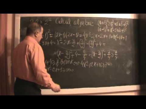 2. Lectia 90 - Temelia matematicii: Notiuni de calcul algebric 2/3