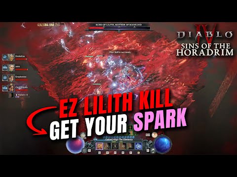 Killing Lilith - How to Get Easy Sparks in Season 9 Diablo 4