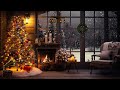 Relaxing Christmas Soft Piano Music - Calm, Relax, Sleep, Study - Christmas Songs with Fireplace