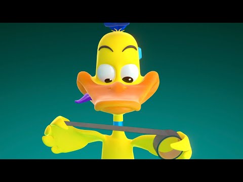 Paperotti in 'DUCK TAPE' 🦆 The Silly Funny Duck - Animated Short
