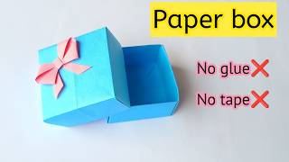 Download lagu DIY paper box|How to make paper box|Papar gift box|No glue paper craft|No glue craft|Origami box mp3