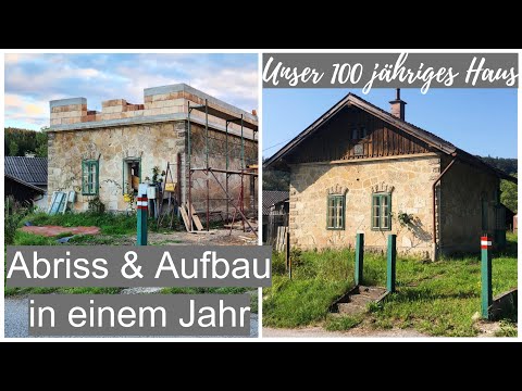 renovation of a stonehouse in 40 minutes / 1 year timelapse