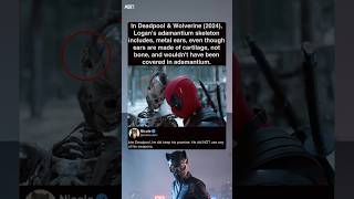 Deadpool&amp;Wolverine 2024-Logan’s adamantium skeleton has metal ear #deadpool #wolverine #dccomics