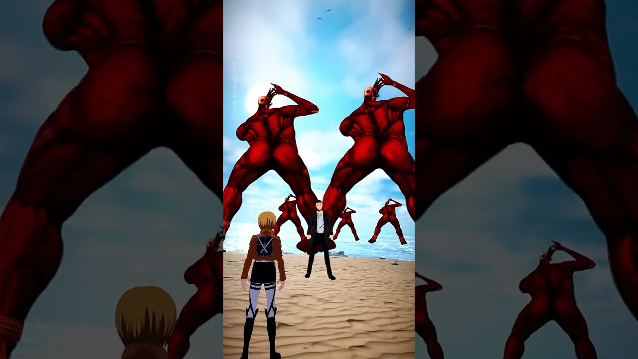 The Rumbling ❌ The clapping: ✅ #gnarly #attackontitan #anime #meme #vrchat #fyp #funny”