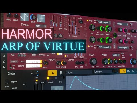 Harmor Arp of Virtue Sound Design | FL Studio 21 Tutorial
