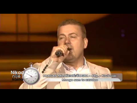 Dragan Milosevic Cogra - Mnogo sam te zavoleo - (live) - Nikad nije kasno - EM 26 - 26.03.2017