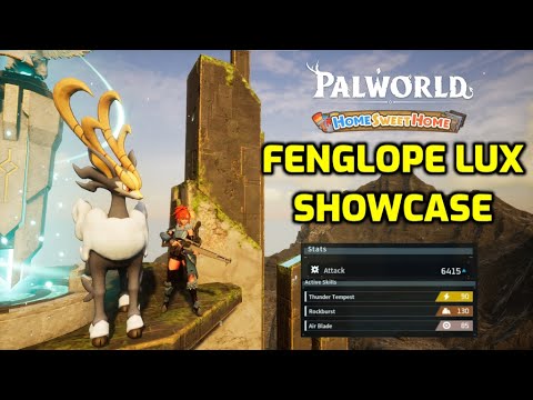 Palworld: Fenglope Lux Showcase! | Max Damage Shotgun Build!
