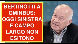 BERTINOTTI: LA SX E IL CAMPO LARGO NON ESISTONO
