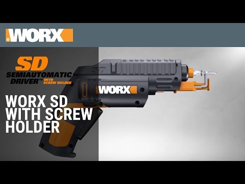 WORX SD SemiAutomatic Driver w/ Screw Holder - WX255L