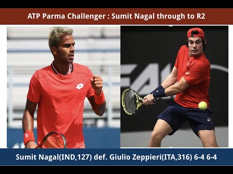 Sumit Nagal vs Giulio Zeppieri - ATP Parma Challenger Round 1 Highlights