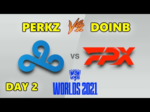 CLOUD9 vs FUN PLUS PHOENIX - PERKZ vs DOINB - WORLDS 2021 - GROUP A - DAY 2 - LEAGUE OF LEGENDS