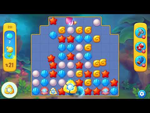 Fishdom🐠 🐟 Level 251 - ALL BOOSTERS GAMEPLAY