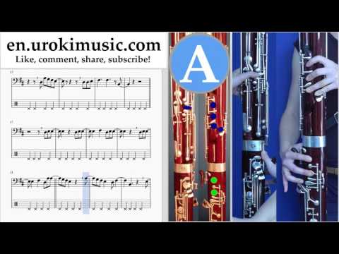 Bassoon lessons Cash Cash feat Conor Maynard - All My Love Sheet Music Tutorial  um-i352