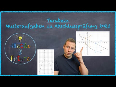 Parabeln: Musteraufgaben zur Abschlussprüfung Mathematik 2023