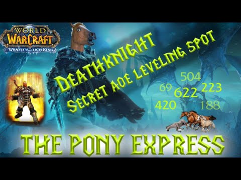 WotLK Death Knight AOE Open World Leveling +500k XP/hr  (72-75)