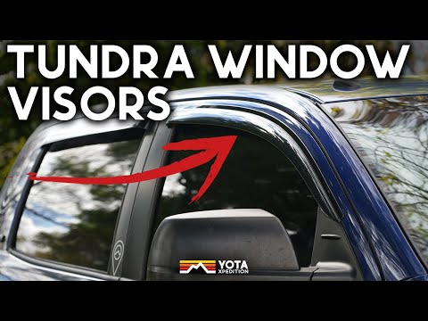 2007-2021 Tundra AVS Window Visors | Compare And Install